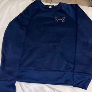 women’s under armour navy blue sweatshirt